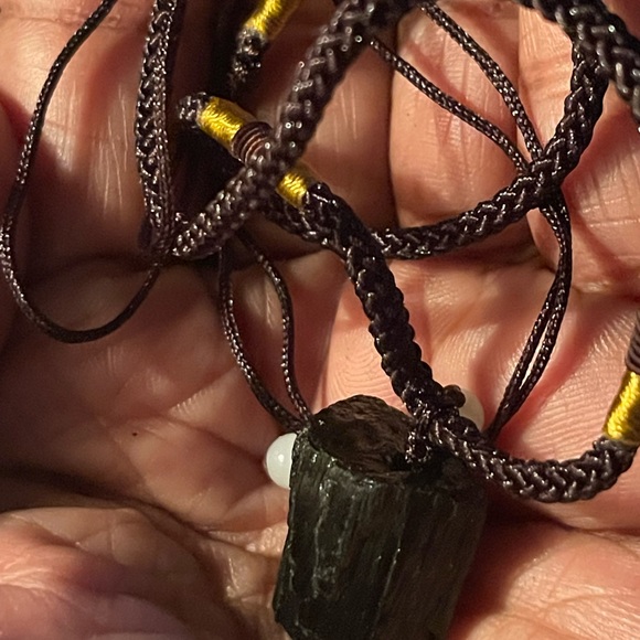 Tourmaline Natural Gemstone Necklace - Picture 3 of 3